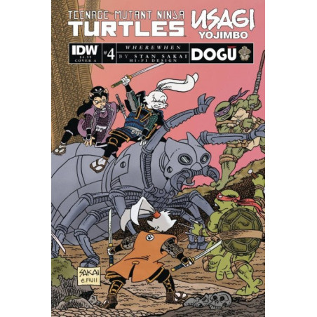 Teenage Mutant Ninja Turtles / Usagi Yojimbo: WhereWhen  Issue 4