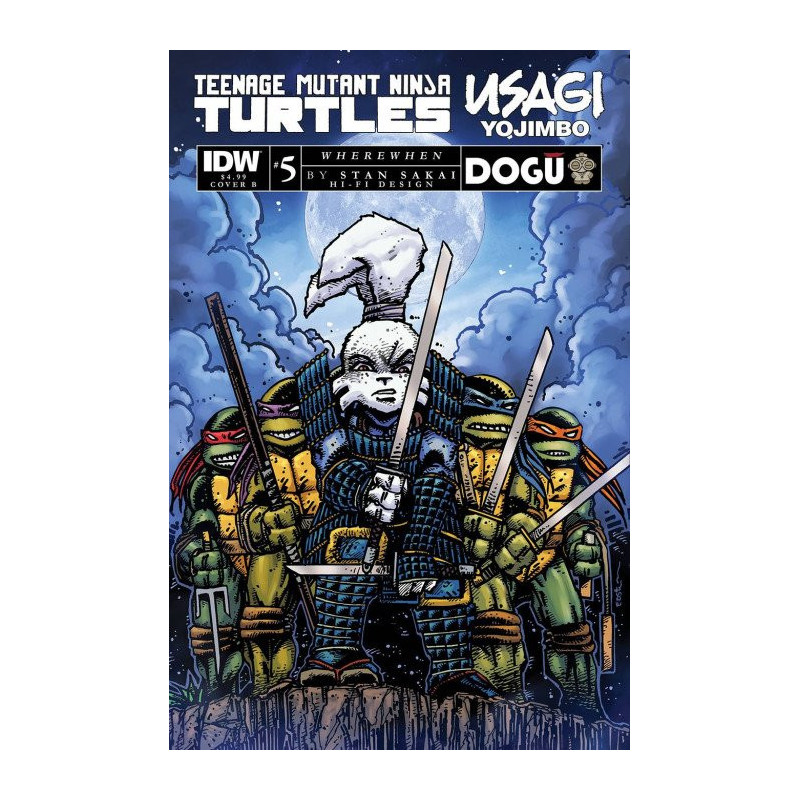 Teenage Mutant Ninja Turtles / Usagi Yojimbo: WhereWhen  Issue 5