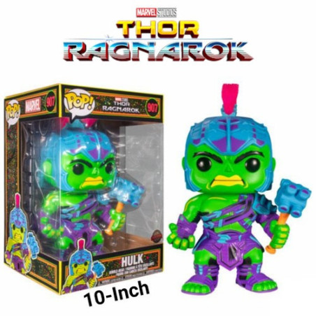 Funko Pop! Marvel  907: Thor Ragnarok - Hulk 10 inch Black Light Limited Edition