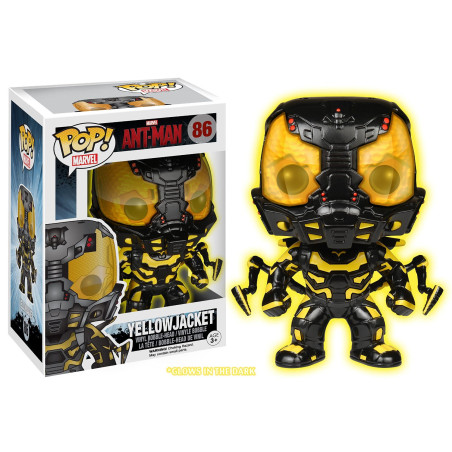 Funko Pop! Marvel   86: Ant-Man - Yellow Jacket GITD Limited Edition
