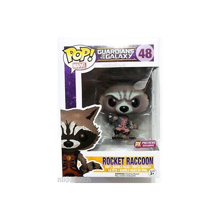 Funko Pop! Marvel   48: Guardians of the Galaxy - Rocket Raccoon Limited Edition