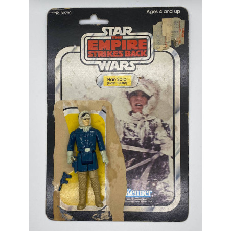 1980 Star Wars: Empire Strikes Back - Han Solo Hoth Outfit (with Backer)