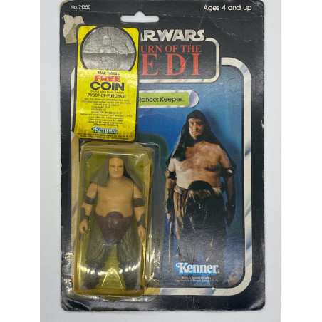 1983 Star Wars: Return of the Jedi - Rancor Keeper (On Backer)