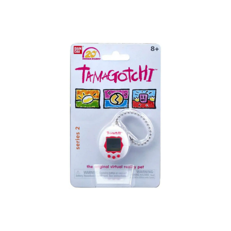 Tamagotchi 20th Anniversary Series 2 White and Red Virtual Pet Toy