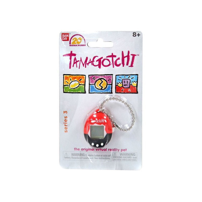Tamagotchi 20th Anniversary Series 3 Red & Black Virtual Pet Toy