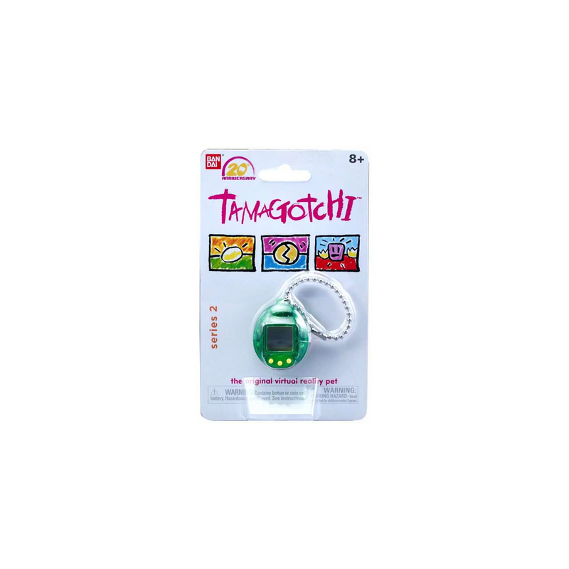Tamagotchi 20th Anniversary Series 2 Green and Yellow Virtual Pet Toy