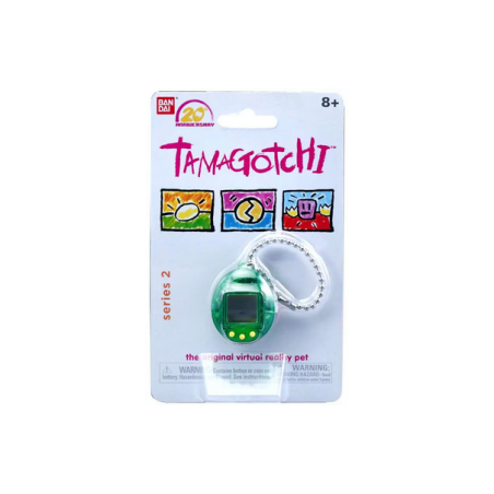 Tamagotchi 20th Anniversary Series 2 Green and Yellow Virtual Pet Toy