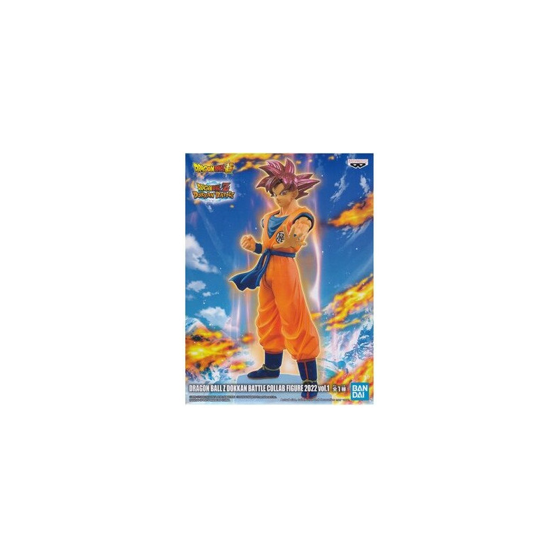 Dragon Ball Z Dokkan Battle Collab 2022 V1 Figure - Super Saiyan God Goku