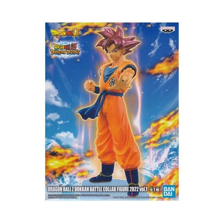 Dragon Ball Z Dokkan Battle Collab 2022 V1 Figure - Super Saiyan God Goku