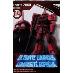 Gundam Ultimate Luminous - Figure 04 Zaku (Bazooka) Red Version
