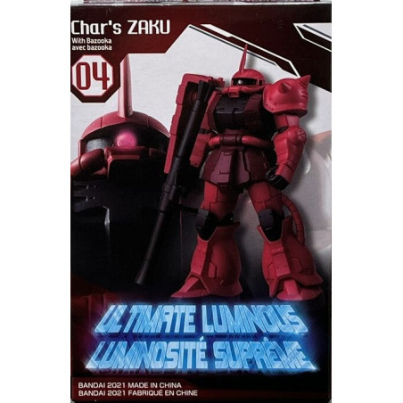Gundam Ultimate Luminous - Figure 04 Zaku (Bazooka) Red Version