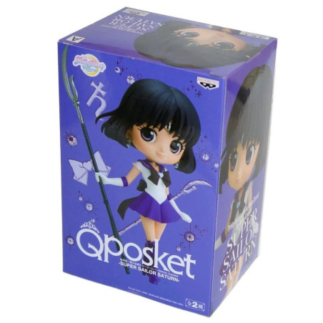 Q Posket - Pretty Guardian Sailor Moon Eternal the Movie - Super Sailor Saturn Figure (Ver. A)