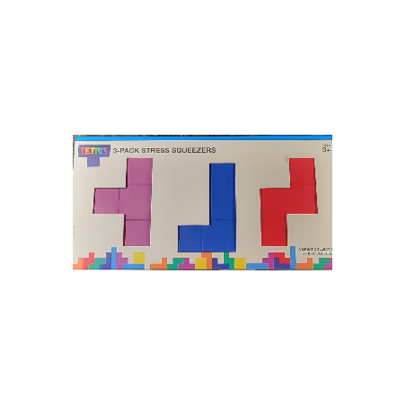 Tetris 3-Pack Stress Squeezers