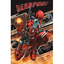 Deadpool Attack Wall Poster 22.375 inches x 34 inches