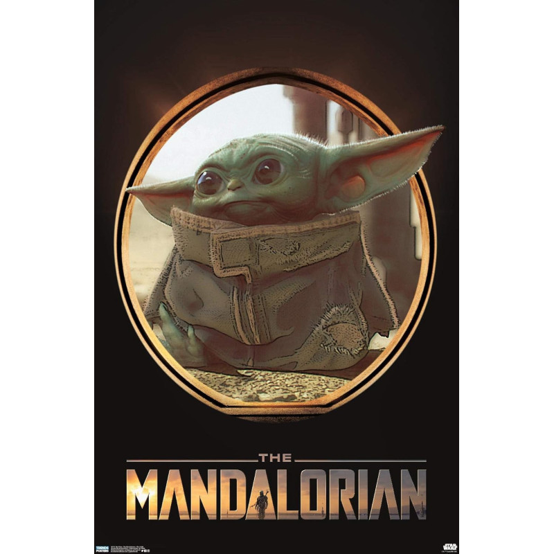 Star Wars: The Mandalorian - The Child (Baby Yoda) Wall Poster 22.375 inches x 34 inches