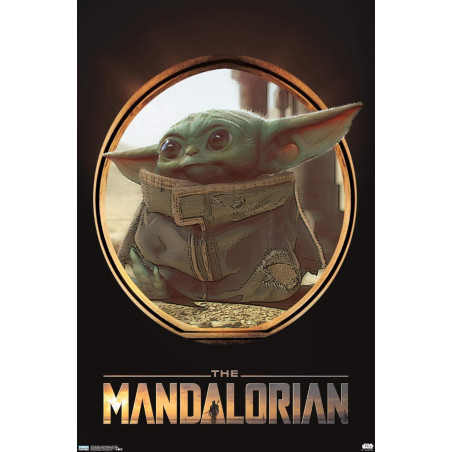 Star Wars: The Mandalorian - The Child (Baby Yoda) Wall Poster 22.375 inches x 34 inches