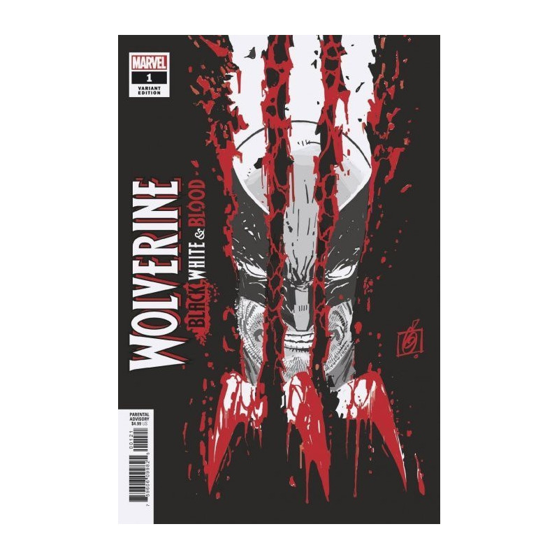Wolverine: Black White & Blood Issue 1b Error Variant