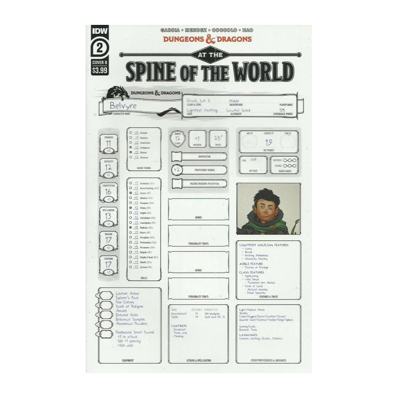 Dungeons & Dragons: At the Spine of the World  Issue 2b Variant