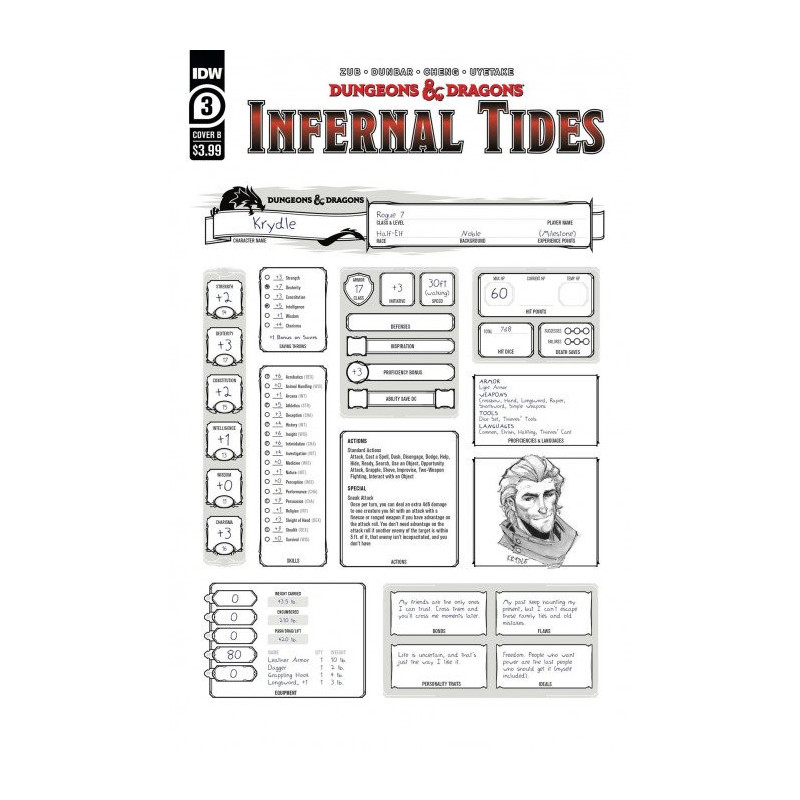Dungeons & Dragons: Infernal Tides Issue 3b Variant