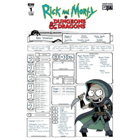 Rick and Morty vs Dungeons & Dragons Vol. 1 Issue 1b Variant