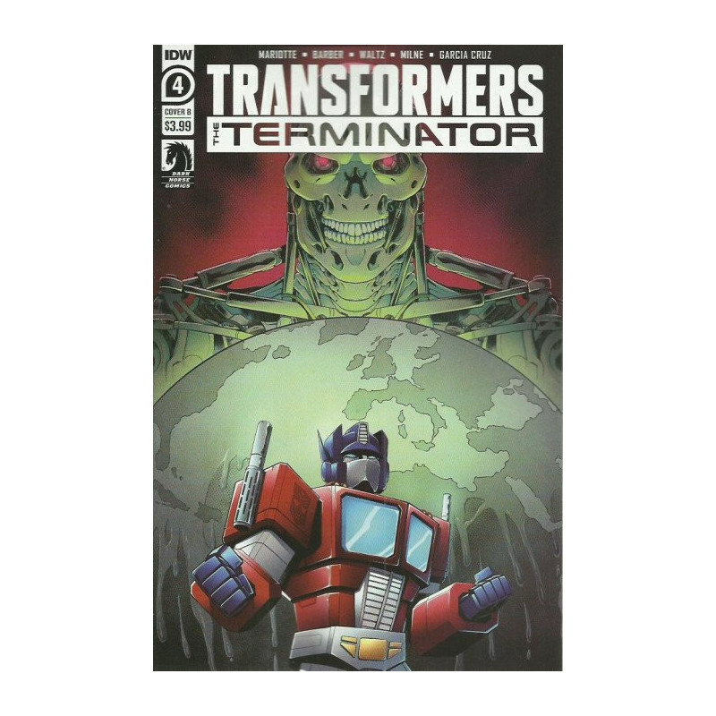 Transformers vs Terminator Mini Issue 4b Variant