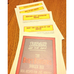 Bob's Burgers Burger Box - Real Recipes for Joke Burgers