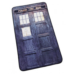 Doctor Who Distressed TARDIS Throw Blanket