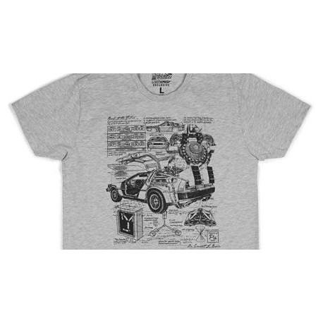 Back To The Future - Deloreon Sketches  - T-Shirt