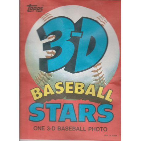1986 Topps 3-D Baseball Stars