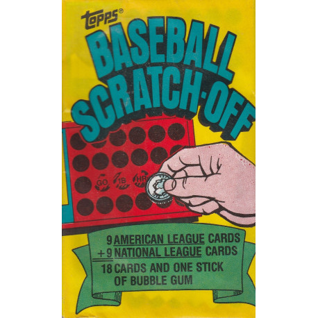 1981 Topps Baseball Scratch-Off