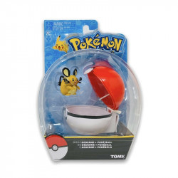 Pokemon Clip n Carry- Dedenne with Pokeball Figure Set