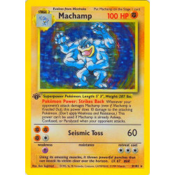 Pokemon TCG Singles: 001 Base Set - 008 Machamp 1st Edition