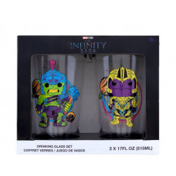Funko Marvel Infinity Saga - 2pk Pint Glass Set
