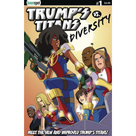 Trump's Titans Vs Diversity Issue 1c Variant