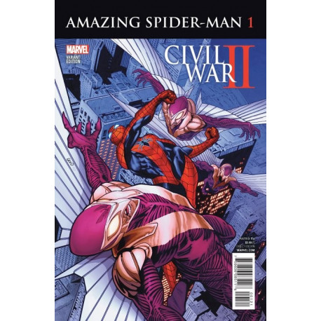 Civil War II: Amazing Spider-man  Issue 1b Variant
