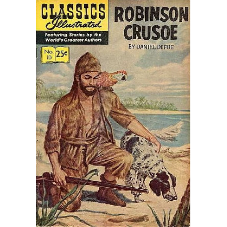 Classic Comics 10 - Robinson Crusoe  Issue 21