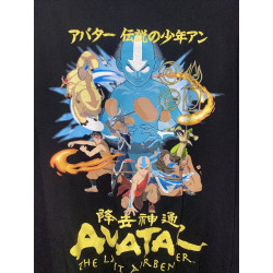Avatar The Last Airbender Black Short Sleeve Graphic T-Shirt