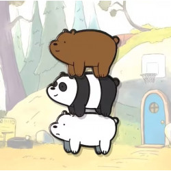 Cartoon Network - We Bare Bears - Bear Stack Enamel Pin