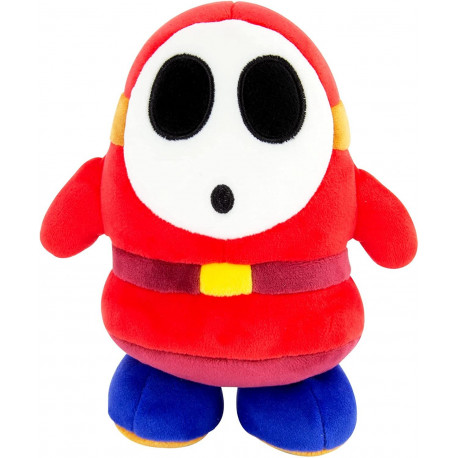Club Mocchi- Mocchi- Super Mario - Shy Guy Junior Plush Stuffed Toy, 6 inch