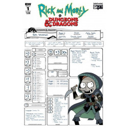 Rick and Morty VS. Dungeons & Dragons Vol. 1 Issue 1b Variant