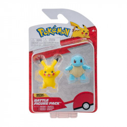 Pokemon Battle Figure 2 Pack - Pikachu and Squirtle