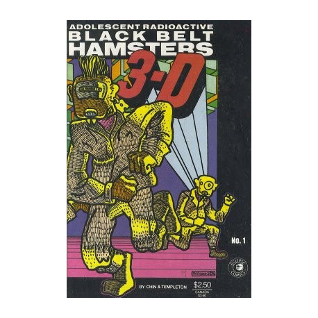 Adolescent Radioactive Black Belt Hamsters in 3-D Mini Issue 1