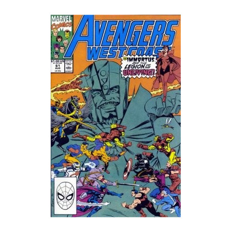 Avengers West Coast  Issue 061