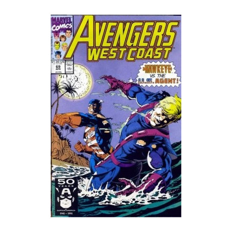 Avengers West Coast  Issue 069