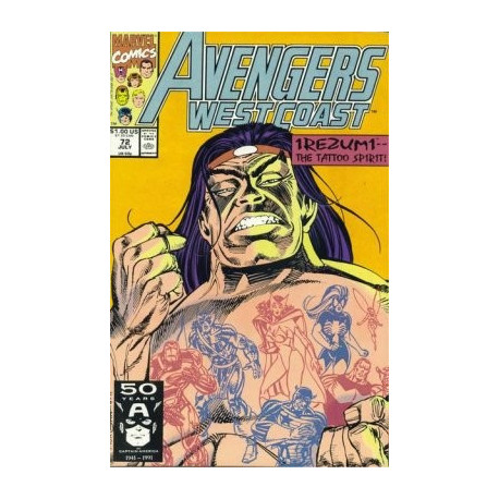 Avengers West Coast  Issue 072