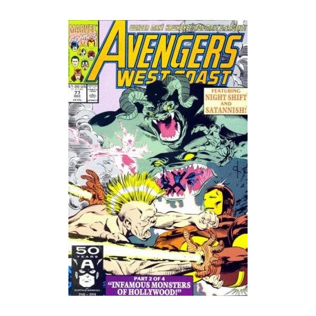Avengers West Coast  Issue 077