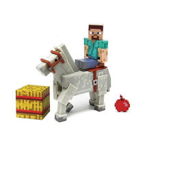 Minecraft Series 2 - Steve and Horse Set