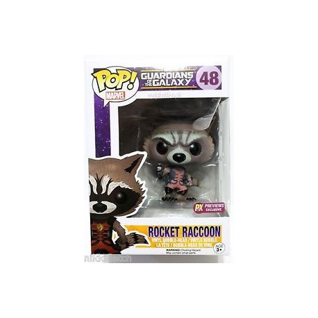 Funko POP! Marvel   48 - Guardians of the Galaxy Rocket Raccoon Ravager costume