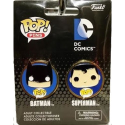 Funko POP! Pins: DC - Batman and Superman 2-Pack