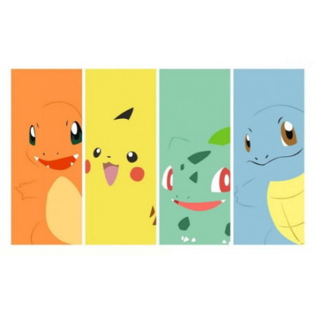 Pokemon Quartet - Minimalist Print